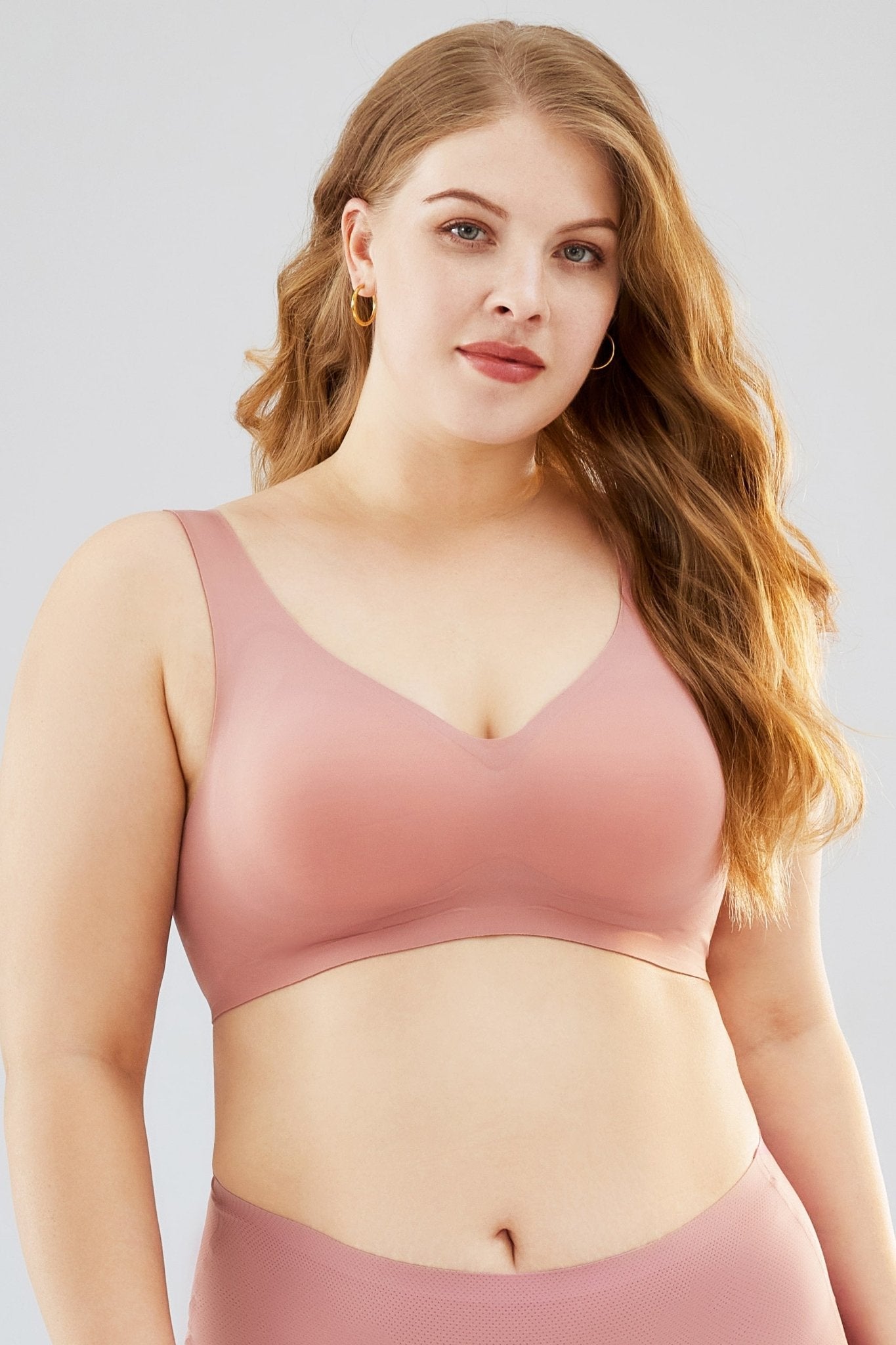 Buy 1 Get 1 FREE   Easy Pieces™️ Curvy Embrace Seamless Wire-Free Support Bra